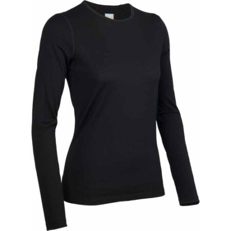 Icebreaker Oasis LS Crewe Women_104375_zwart