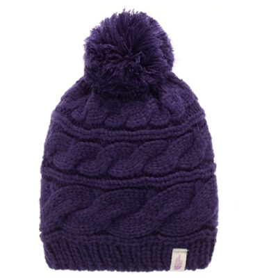 The North Face Tri Cable Pom Beanie_paars