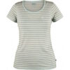Fjallraven High Coast Stripe Tshirt W_89626_Ocean Mist 513