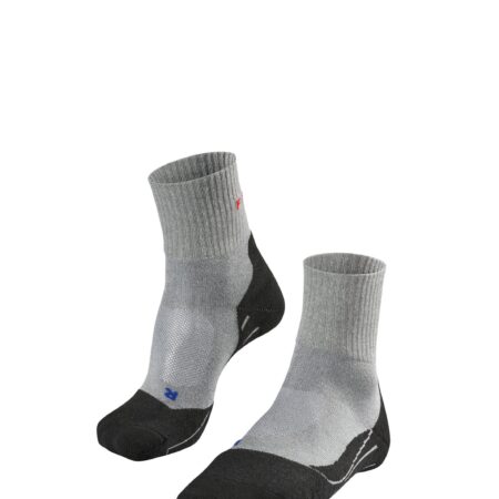 Falke TK 2 Short Cool_16154_Lichtgrijs 3403