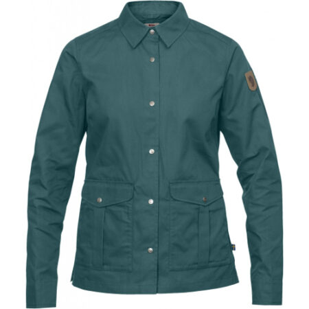 Fjallraven Greenland Shirt Jacket Women_89988_664 Frost Green