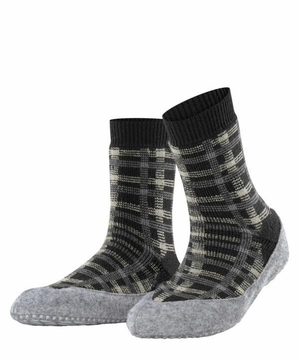 Falke Cosyshoe Women_46424_black checked