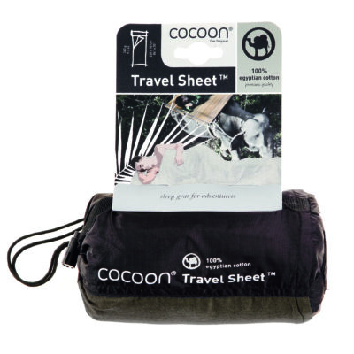 Cocoon Travelsheet Egyptian Cotton_Khaki_verpakking