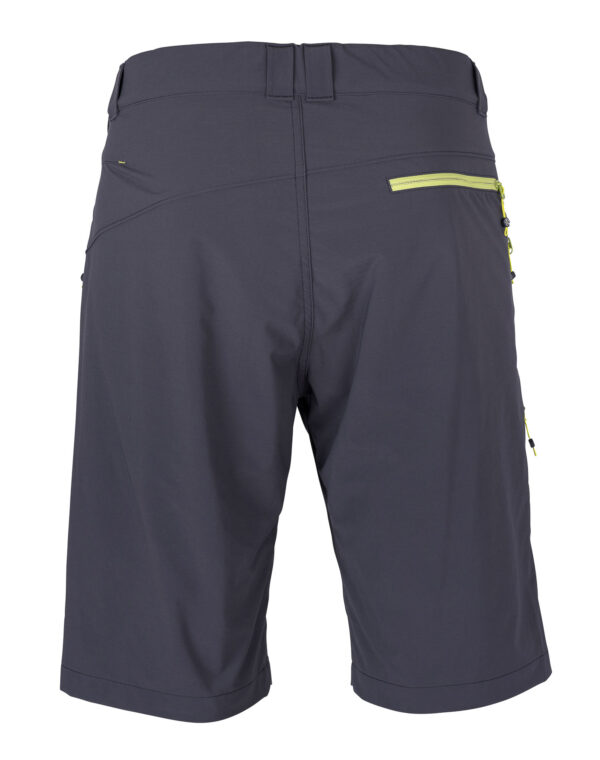 Ternua Rotor Bermuda Men_Whales Grey-Deep Lime_achterkant